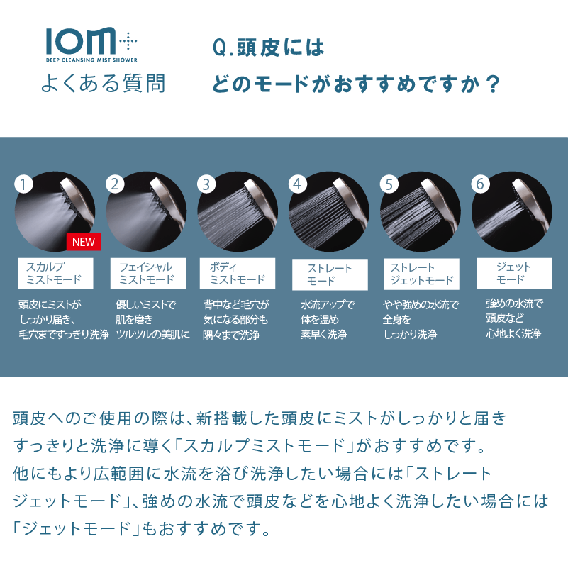 NEWハンディーシャワー IO霧+