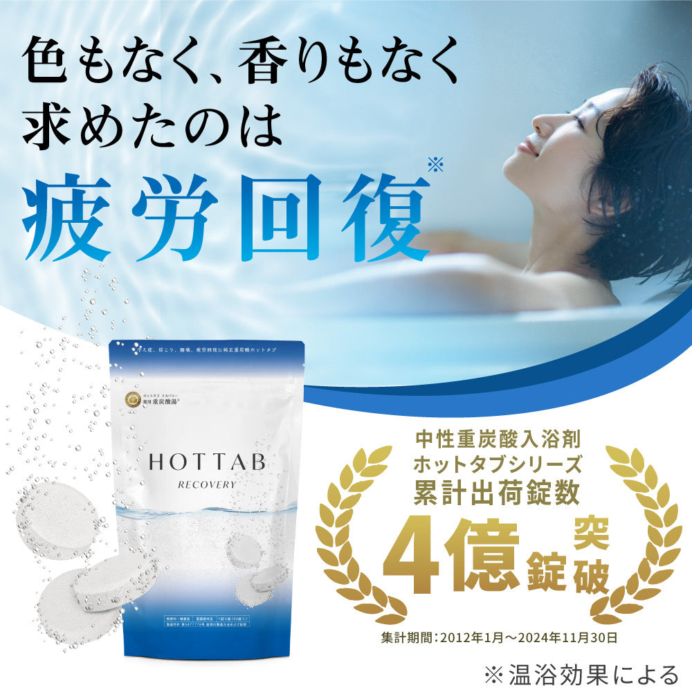 薬用 ホットタブ HOTTAB リカバリー 中性重炭酸入浴剤 [医薬部外品]